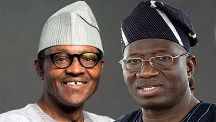 General Muhammadu Buhari, presidential candidate of the All Progressives Congress (APC) and President Goodluck Ebele Jonathan: